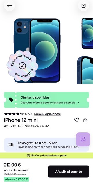 Iphone 12 mini 128gb