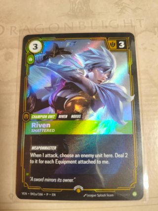 Carta Promo Riven - Riftbound