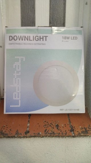 Downlight LED Redondo 18W Extra-fino