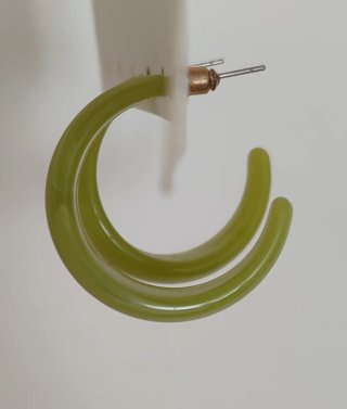 Pendientes de Aros Verdes