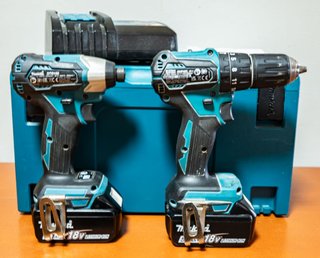 Herramientas Makita DTD155 + DHP483 + baterias 18V