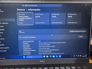 Portátil Dell Vostro 5402 i5 8GB RAM 256GB SSD