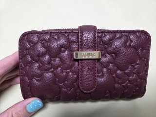 Cartera Tous Original Burdeos Corazones
