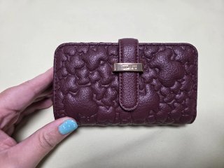 Cartera Tous Original Burdeos Corazones