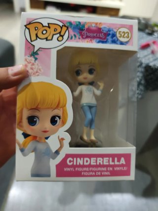 Pack Figura Funko Pop Disney Cinderella 523 y Bell