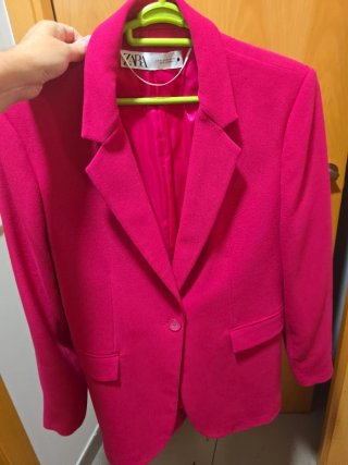 Blazer ZARA rosa fucsia