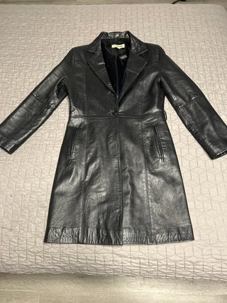 Abrigo de piel Formula Joven negro