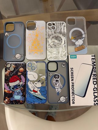 Confezione di 7 custodie e protezione schermo per iPhone 13
