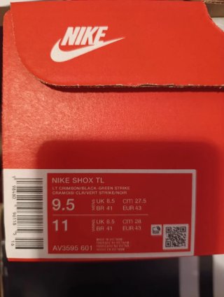 Nike Shox TL Negro Rojo Talla [Talla]