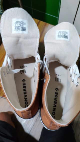 Zapatillas Converse Altas Naranjas