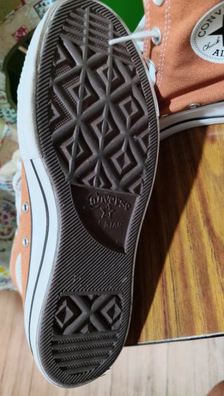 Zapatillas Converse Altas Naranjas