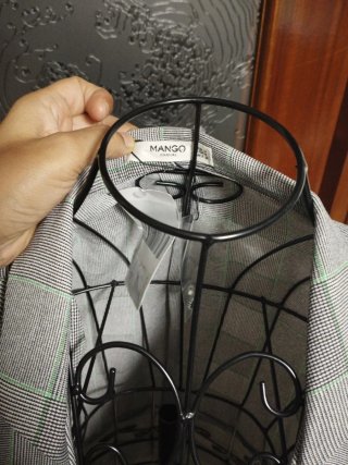 Vestido de Verano Cuadros Gris y Verde