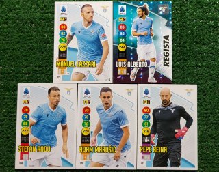 5 Carte Adrenalyn XL Panini 2021/22 Lazio