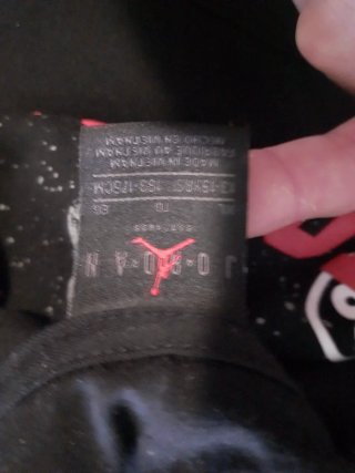 Conjunto Chándal Jordan Negro y Rojo