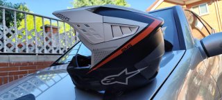 Casco Alpinestars con Gafas