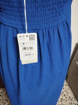 Vestido Largo Azul Talla M