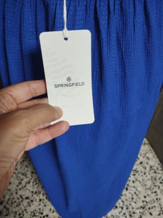 Vestido Largo Azul Talla M