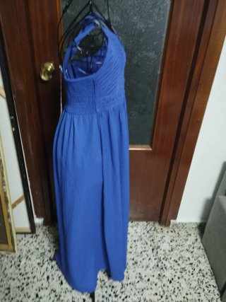 Vestido Largo Azul Talla M