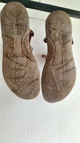 Sandalias de piel A.S.98 Talla 38 AIRSTEP