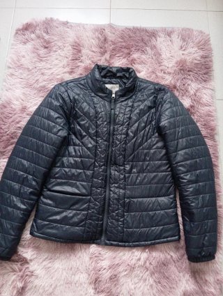 Chubasquero corto azul talla L