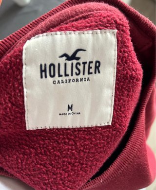 Sudadera Hollister Roja Talla M