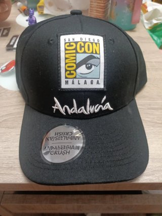 Gorra San Diego Comic-Con Málaga Negra 2026