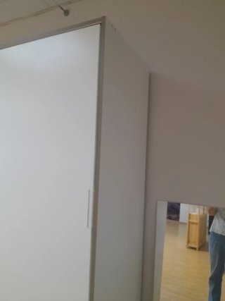 Guardaroba Ikea a 2 Ante Scorrevoli Bianche