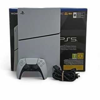 CONSOLA PS5 SONY DIGITAL 825GB BLANCO + MANDO+ CABLEADO+ CAJA