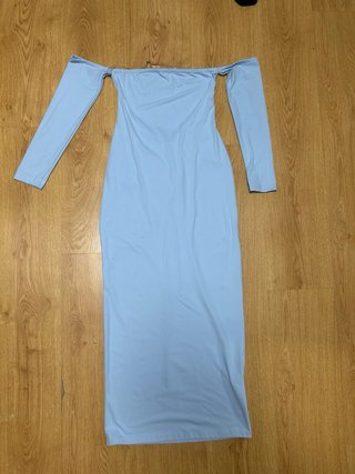 Vestido Largo Azul de Fiesta