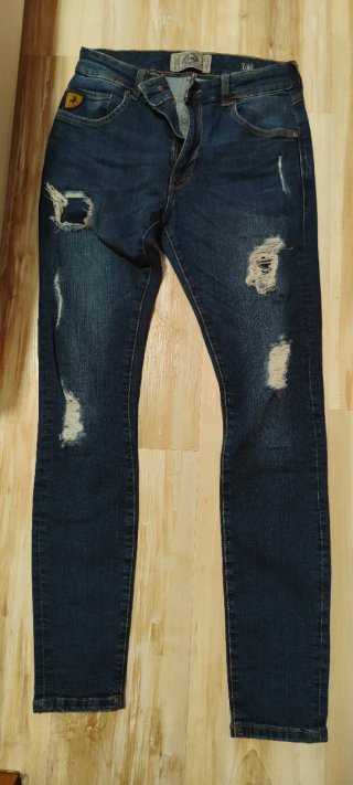 Pantalón Lois Desgastado Azul