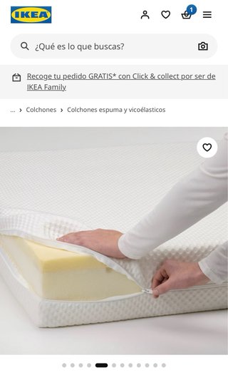2 Materassi IKEA ÅBYGDA in schiuma 90x200