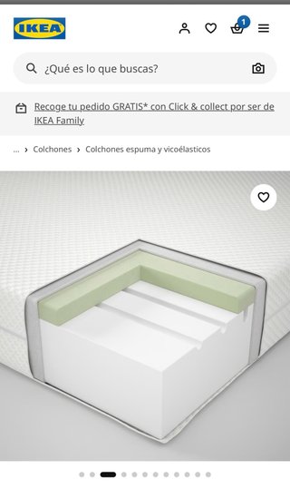 2 Materassi IKEA ÅBYGDA in schiuma 90x200