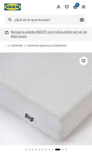 2 Materassi IKEA ÅBYGDA in schiuma 90x200