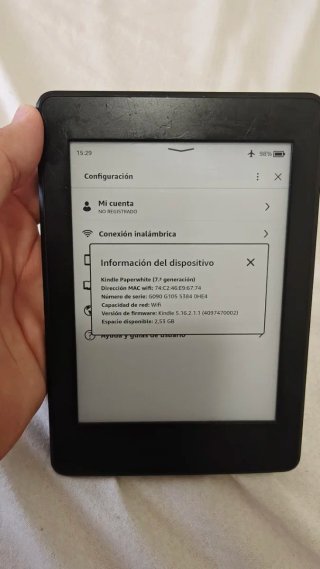 Amazon Kindle Paperwhite 7a Negro