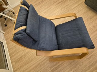 Sillón POÄNG IKEA Azul. SÓLO HOY Y MAÑANA