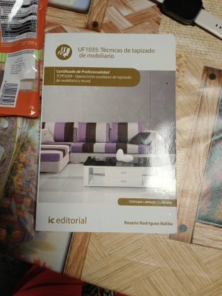 Libro UF1035: Técnicas de tapizado de mobiliario