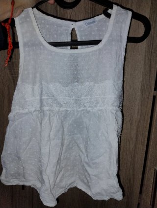 Pijama de niña blanco Calamaro