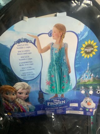 Disfraz Elsa Frozen Talla 7-8