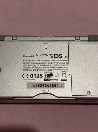 Nintendo DS Lite Plata