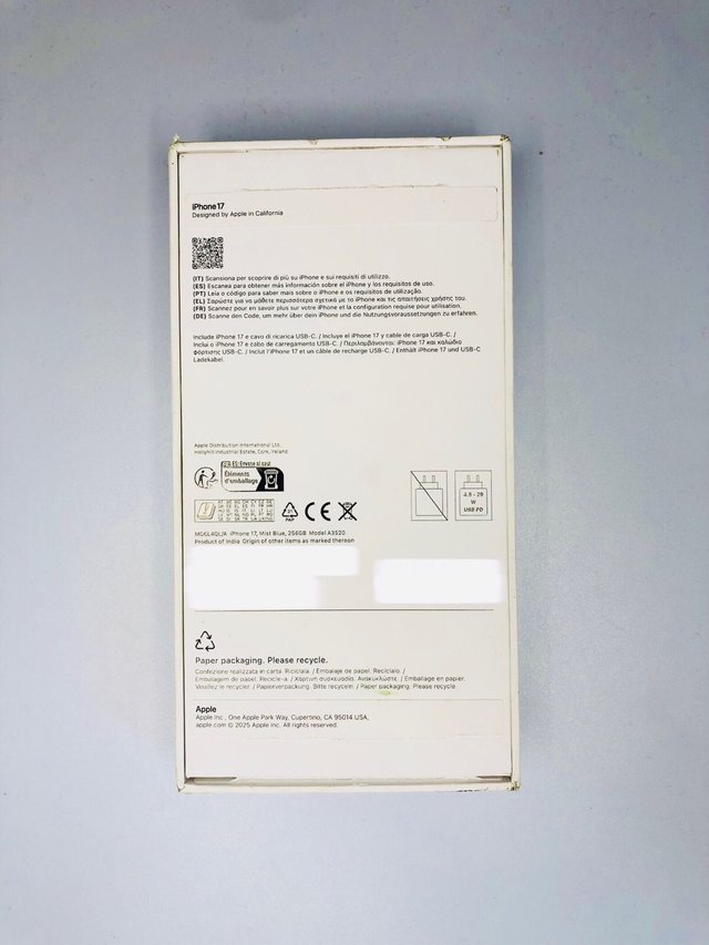 iPhone 17 256GB Azul