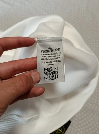 Sudadera Stone Island Blanca