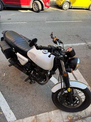 Hanway RAW125 Café Racer Blanca