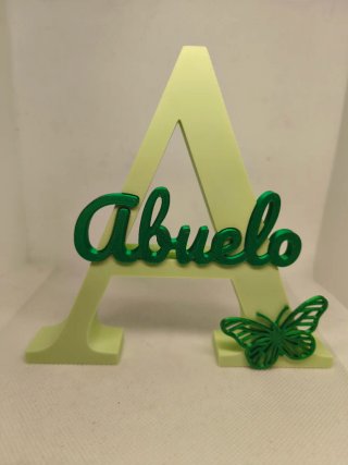 Letras 3D personalizadas
