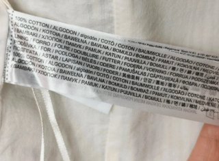 Chaleco Mango Rayas Talla S Algodón