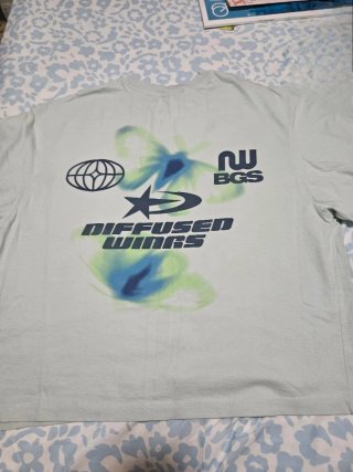 Camiseta oversize NW BGS Diffused Wings