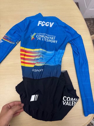 Mono Ciclismo Selección Valenciana Gsport XXS