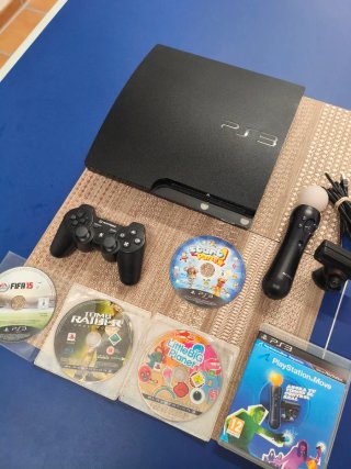 Consola PS3 Slim 250 GB + Accesorios