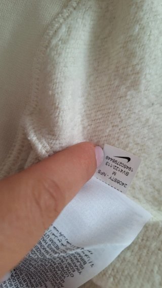 Sudadera Nike Beige Cremallera Capucha