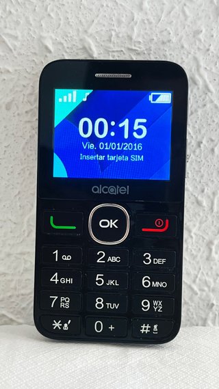 Alcatel 2008G Negro y Plata