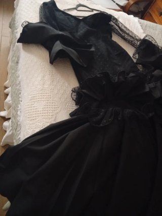 Traje de flamenca negro